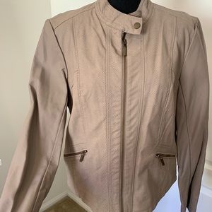 Super Cute Faux Leather Jacket